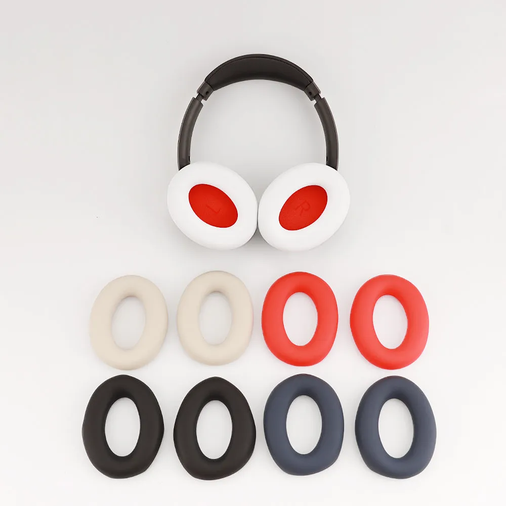 1 Pair For 1MORE SonoFlow Wireless Bluetooth Headphone Earpad Silicone Sleeve Soft Cushion