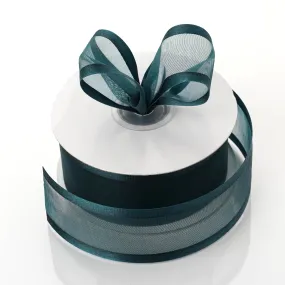 1.5" Hunter Green Satin Edge Ribbon - 25 Yards