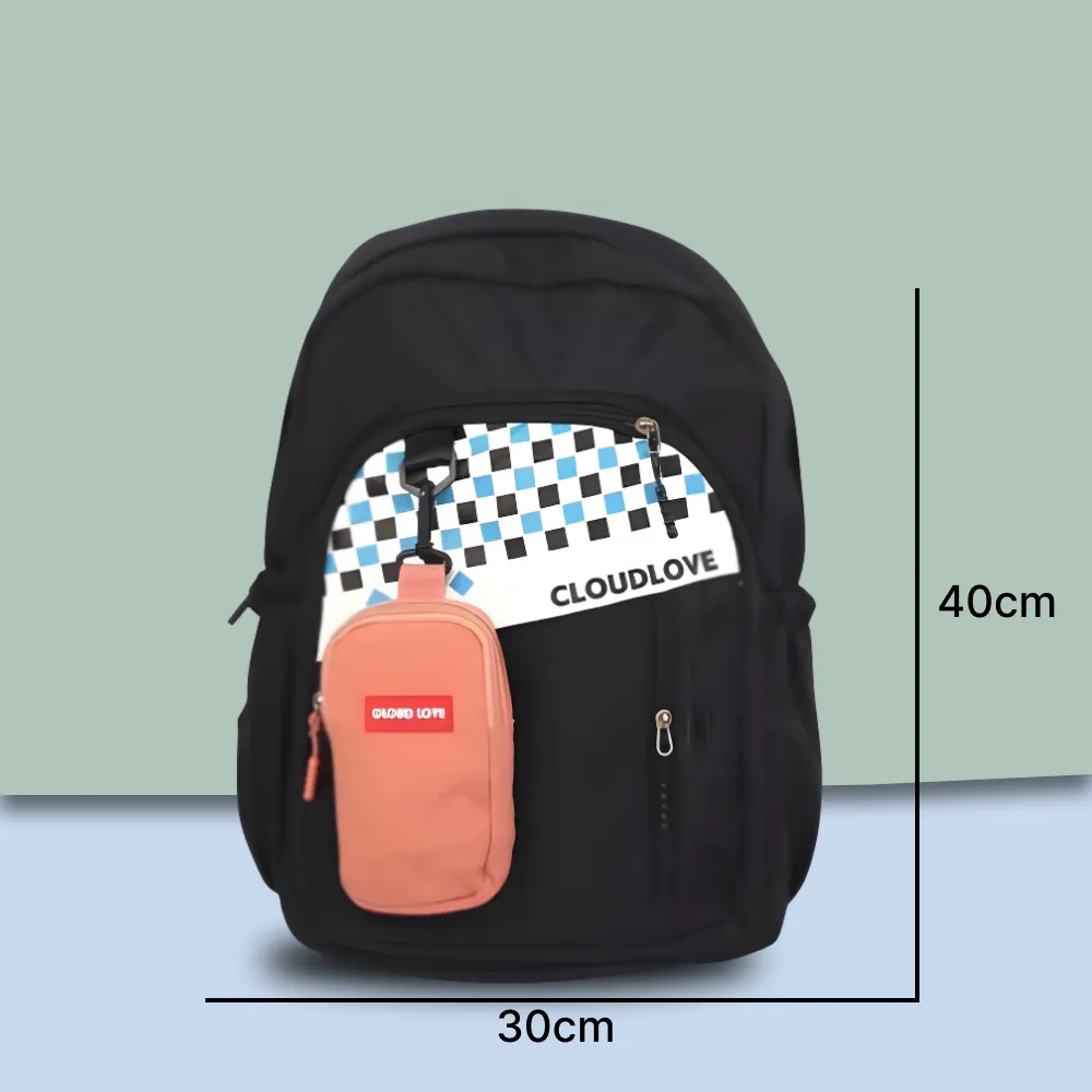 2 in 1 Backpack And Coin Pouch