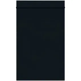 4 x 6" - 2 Mil Black Reclosable Poly Bags