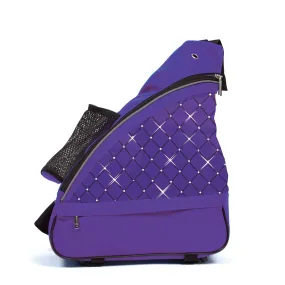 5021 Jerry's Figure Skating Diamond Crystal Shoulder Pack Purple