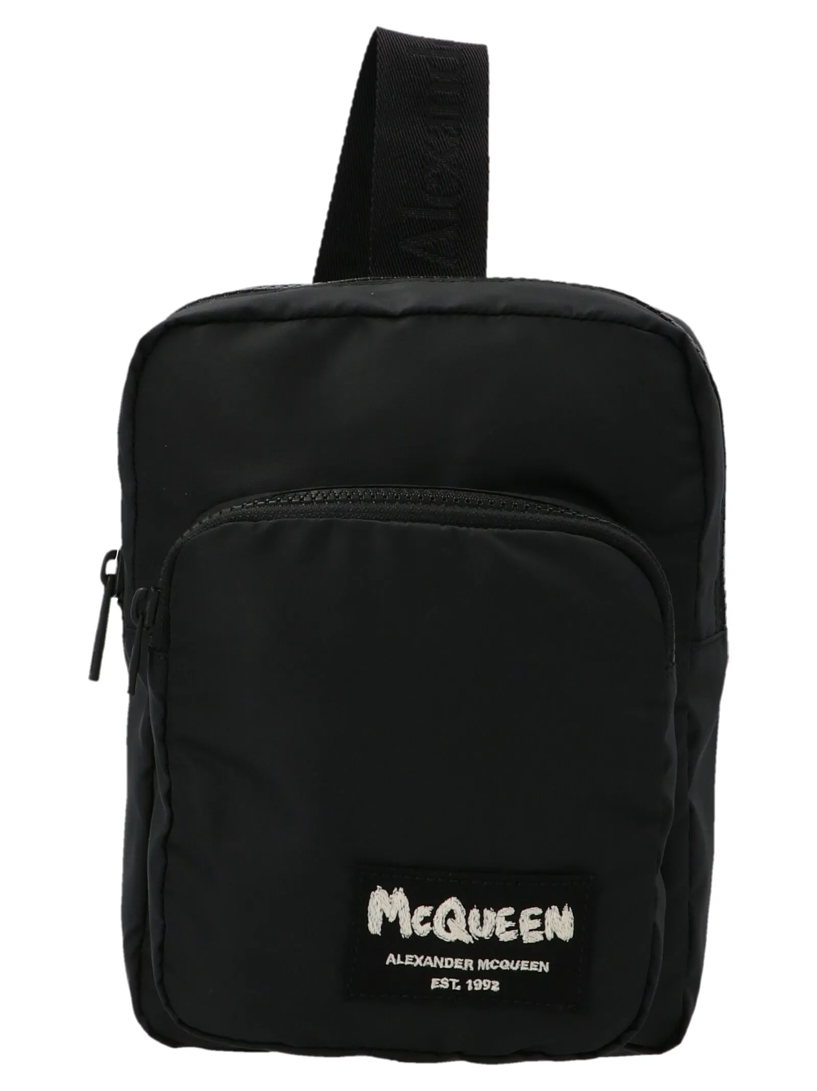 Alexander McQueen Graffiti Logo Crossbody Bag