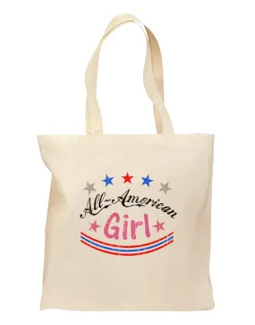 All-American Girl Grocery Tote Bag