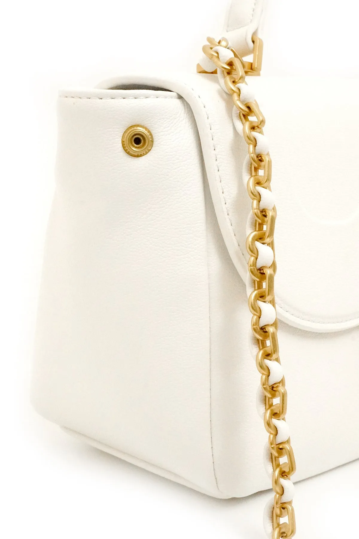 Alma Flap Bag Medium - White