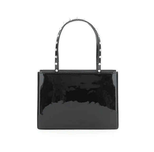 Amina Muaddi Amini Julia Stud Detailed Tote Bag