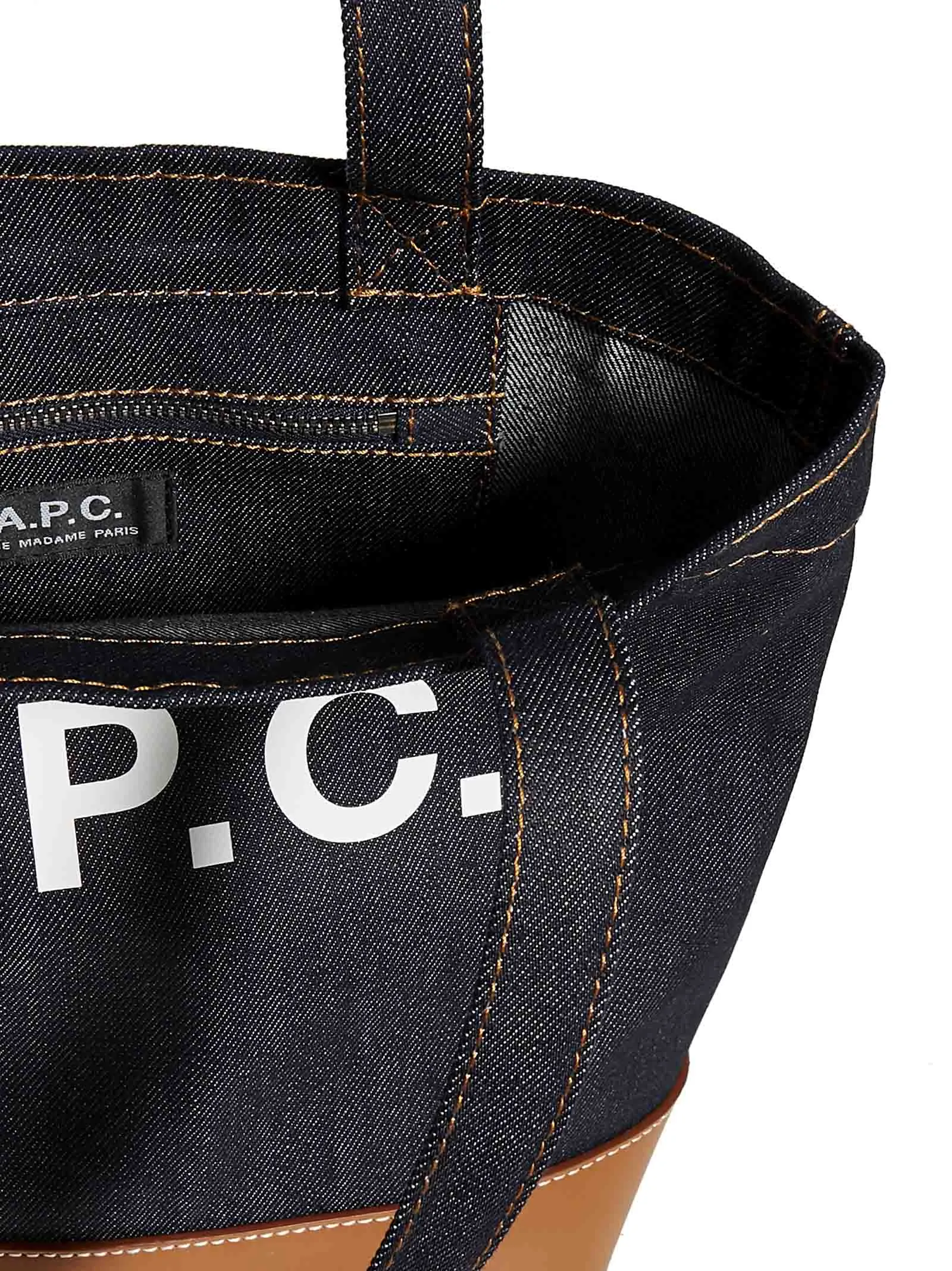 A.P.C. Axelle Two-Tone Tote Bag