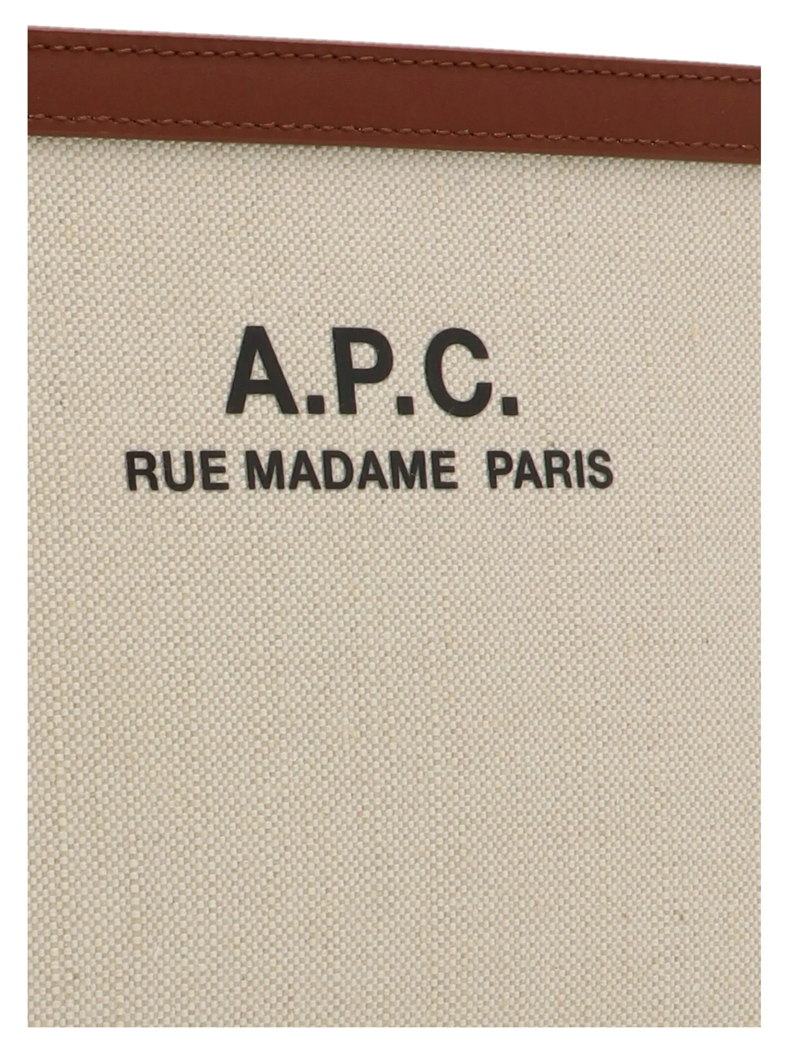 A.P.C. Logo Printed Clutch Bag