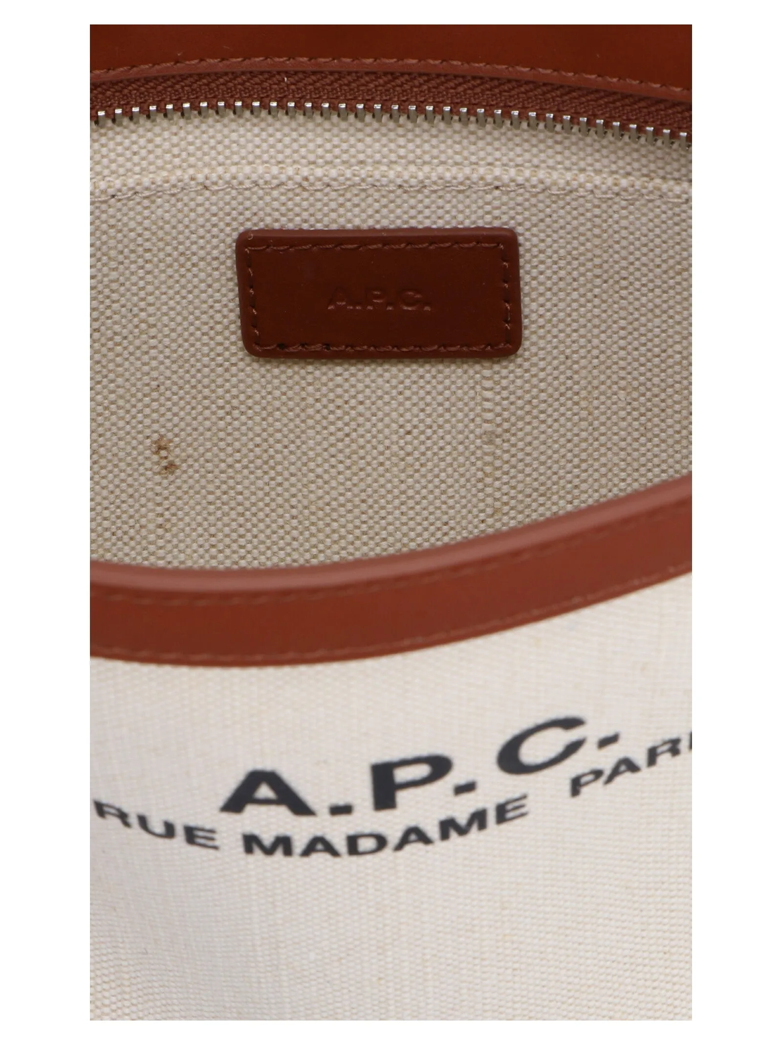 A.P.C. Logo Printed Clutch Bag