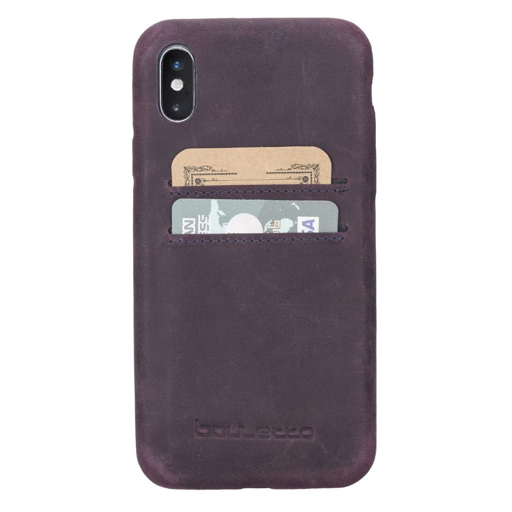 Apple iPhone X Series Leather Ultra Cover with Credit Card Slots