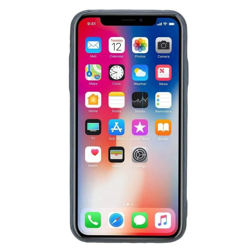 Apple iPhone X Series Leather Ultra Cover with Credit Card Slots