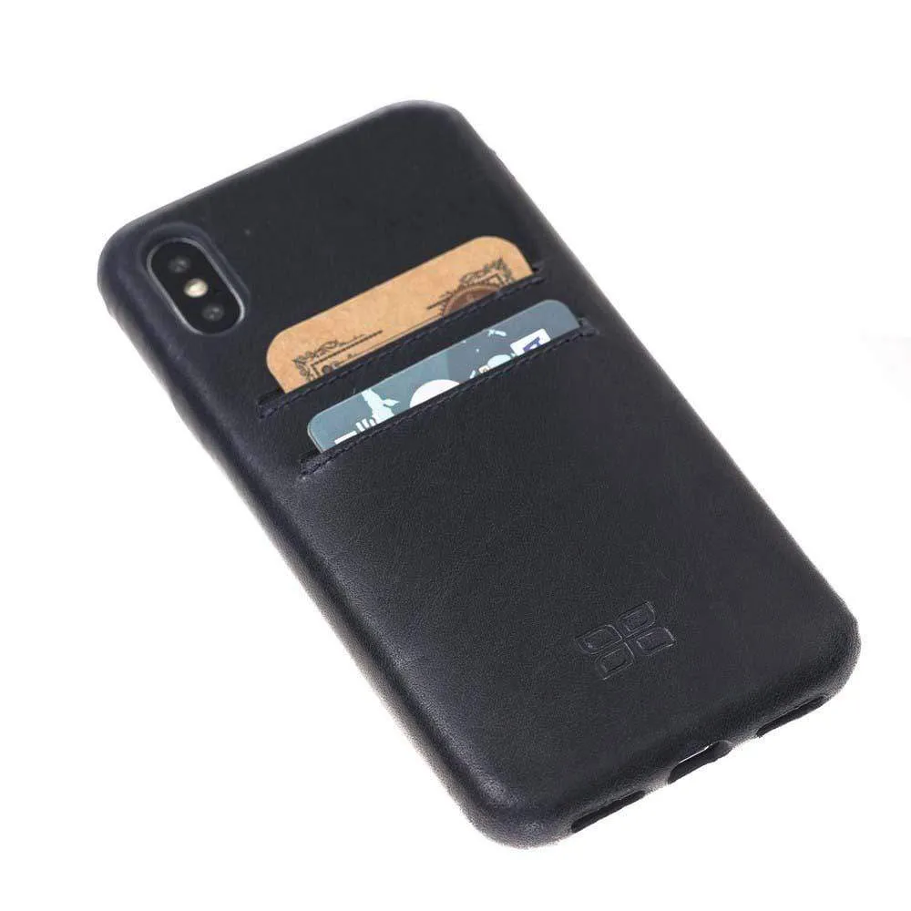 Apple iPhone X Series Leather Ultra Cover with Credit Card Slots