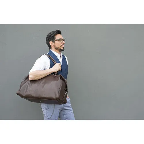 Barber Shop Duffle Camera Bag "Cesar Cut" - Dark Brown