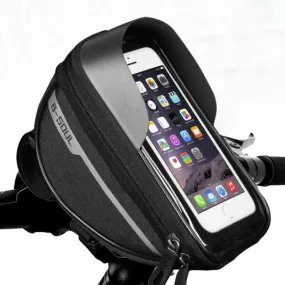 Bicycle Bag 1L Frame Front Top Tube Bike Bag Handlebar Mtb Touch Screen Cycling Bag Phone Holder Bicycle Accessories