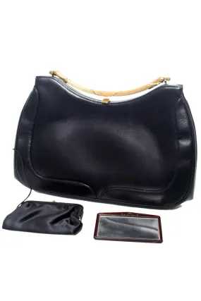 Bienen Davis Calfskin Deep Navy Vintage Handbag