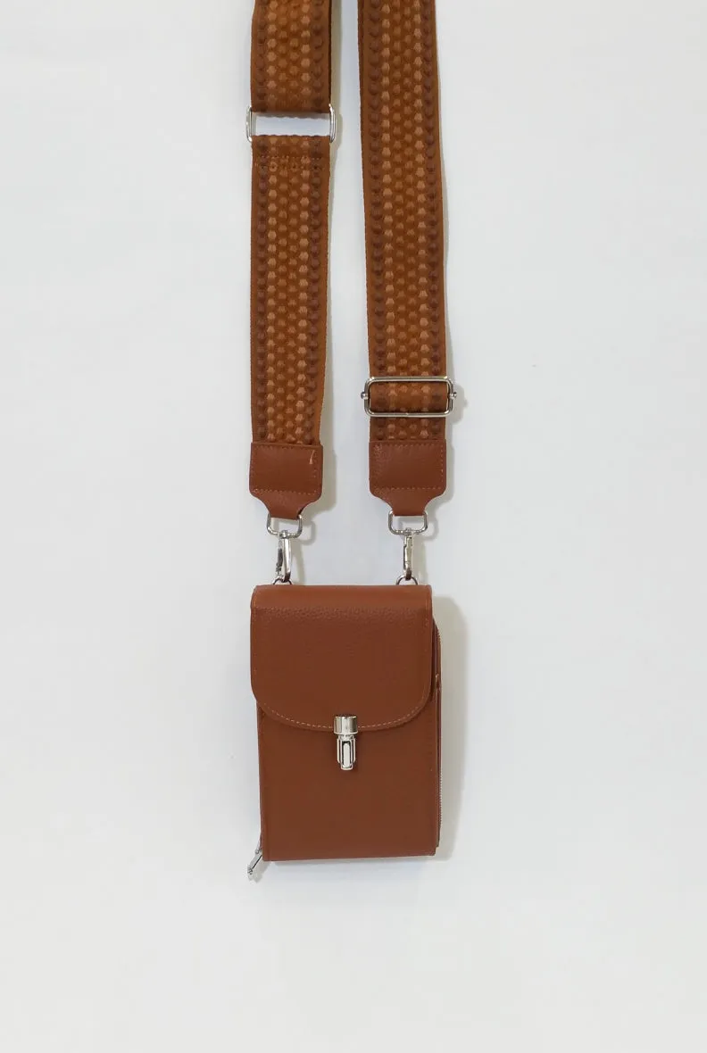 Blair Phone Bag in Tan