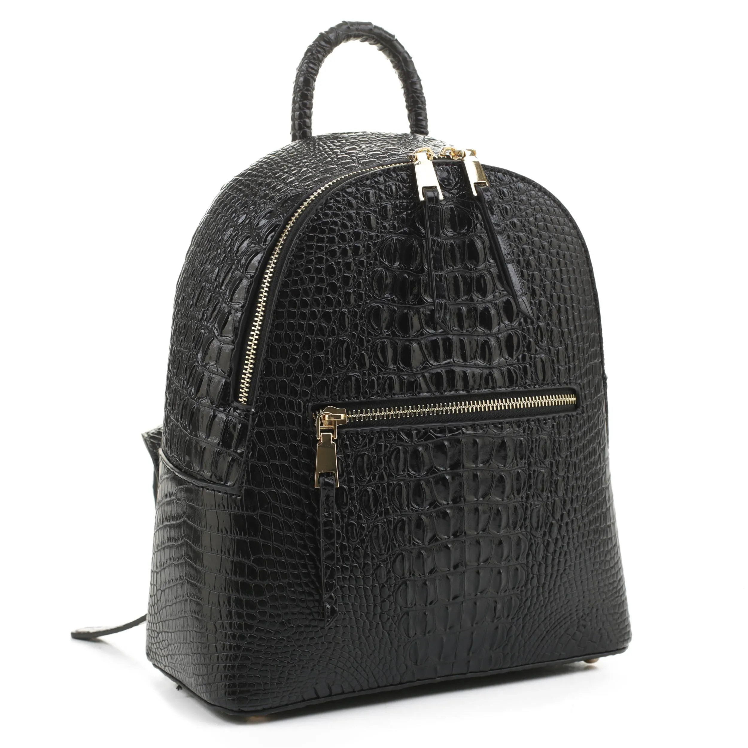 Blake Crocodile Embossed Backpack