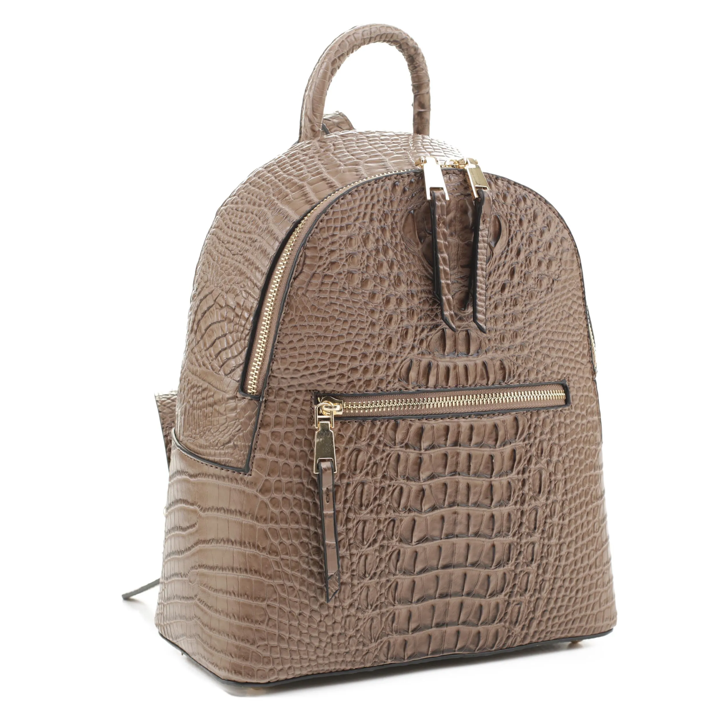 Blake Crocodile Embossed Backpack