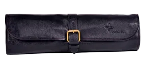 Boldric One Buckle Leather Knife Bag (Black) (Free Shipping)