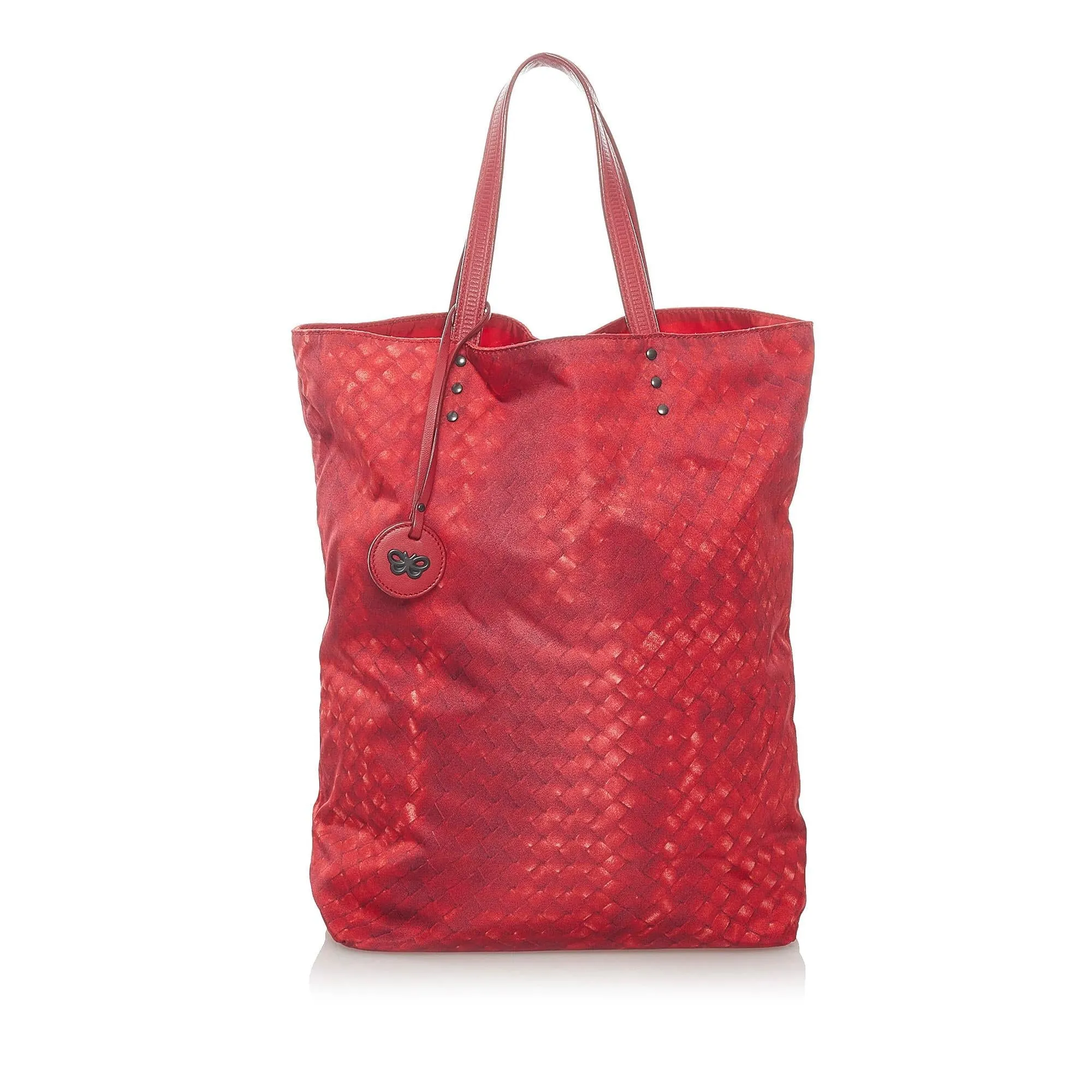 Bottega Veneta Intrecciolusion Nylon Tote Bag (SHG-qZCR4r)