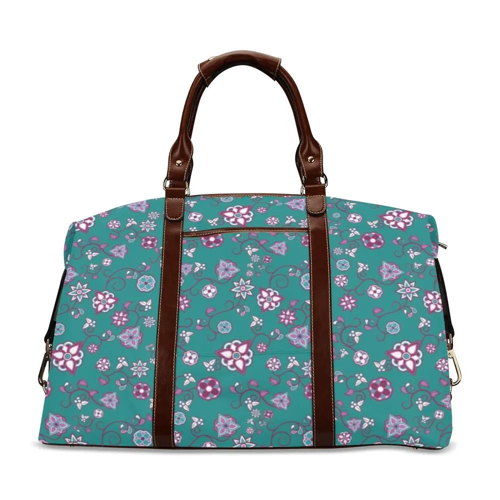 Burgundy Bloom Classic Travel Bag