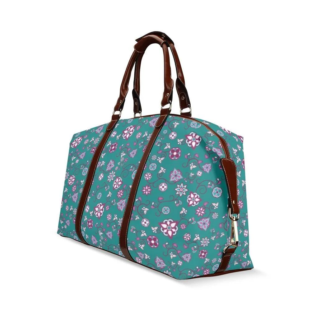 Burgundy Bloom Classic Travel Bag