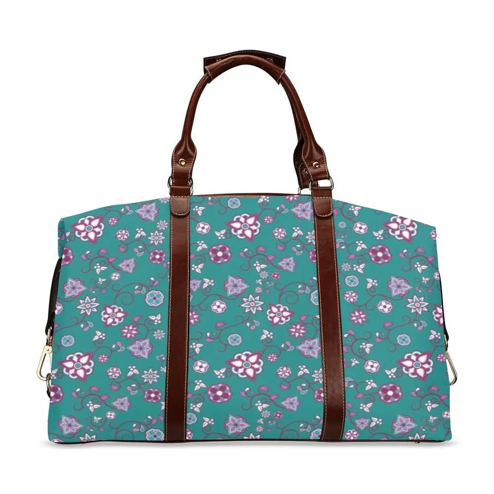 Burgundy Bloom Classic Travel Bag