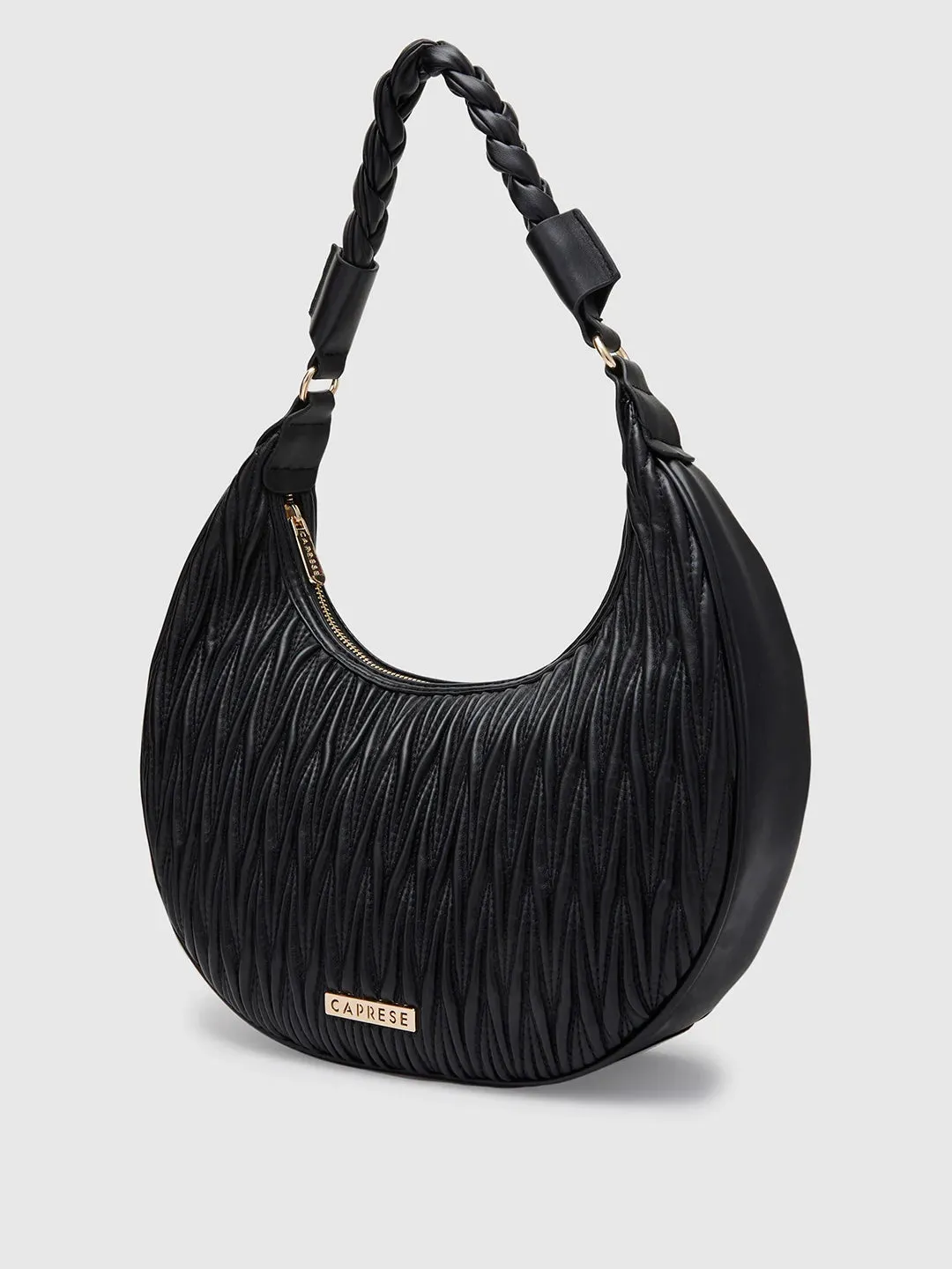 Caprese Mareeya Hobo Medium Black