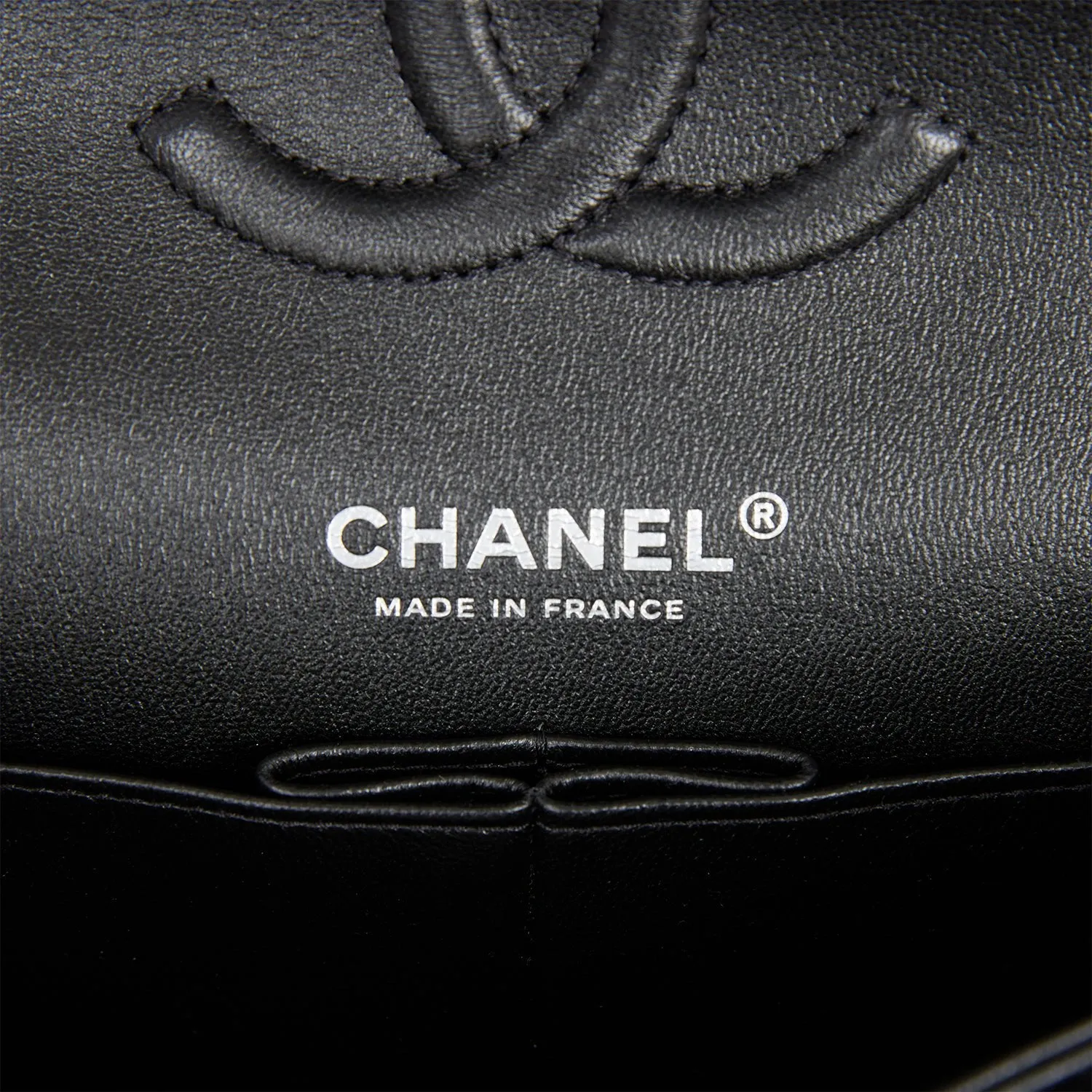 Chanel Medium Classic Double Flap Bag SO Black Lambskin Black Hardware