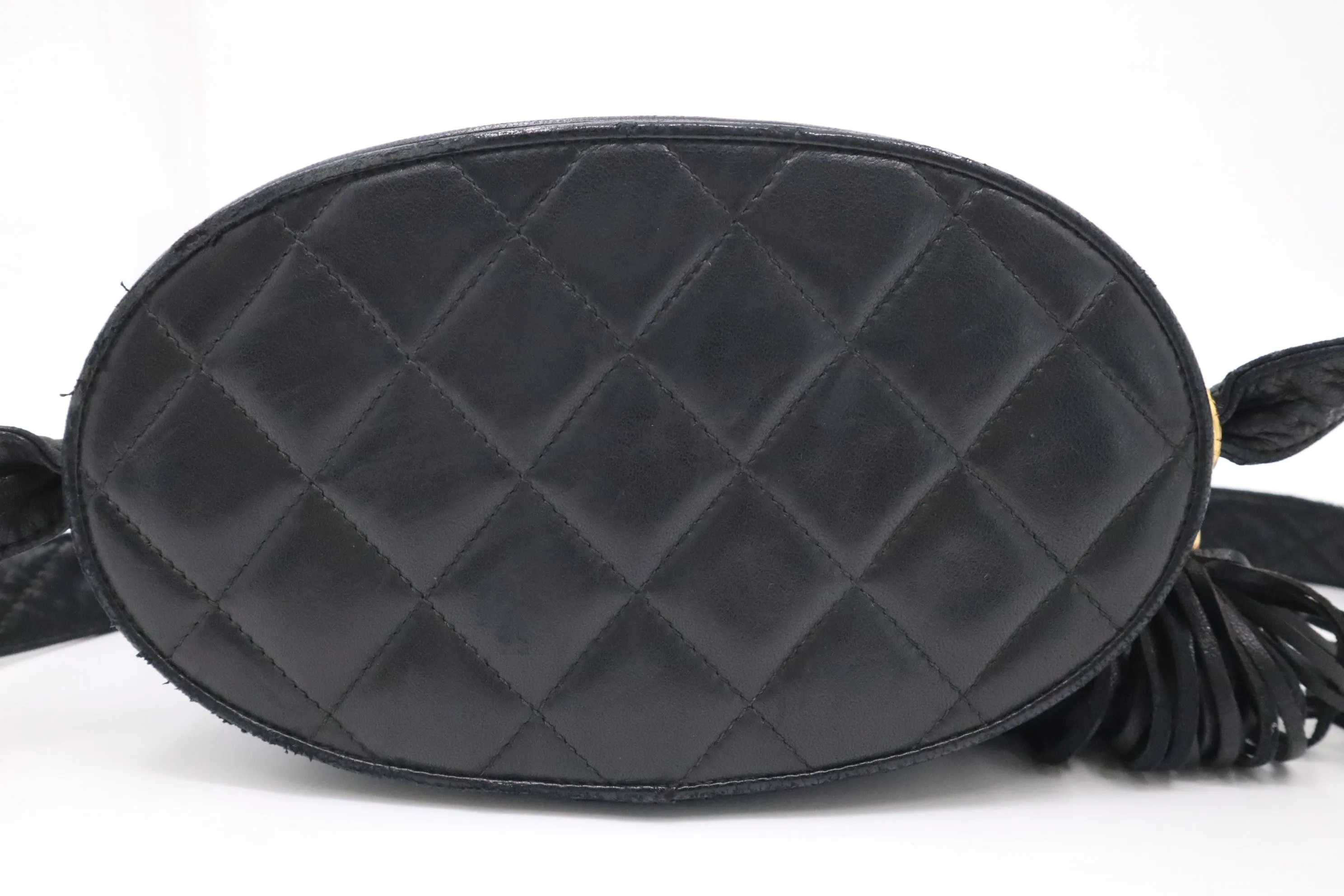 Chanel Vanity Crossbody in Black Mattelassé Leather