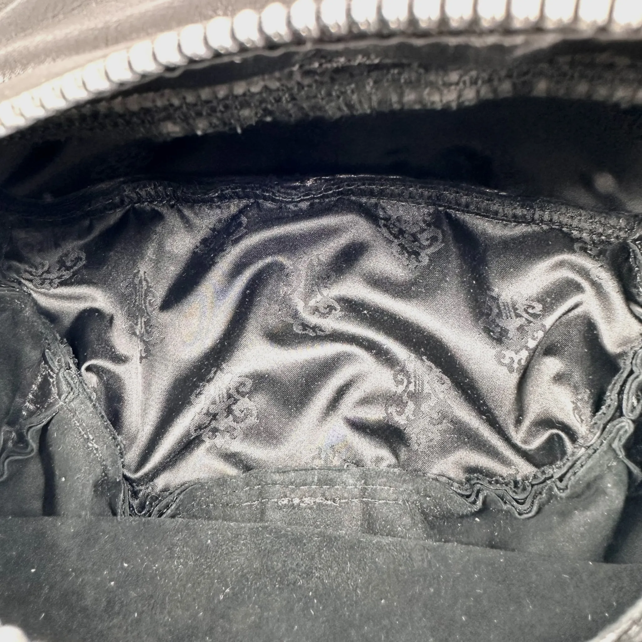 Chrome Hearts Snat Leather Waist Bag Black (Large)