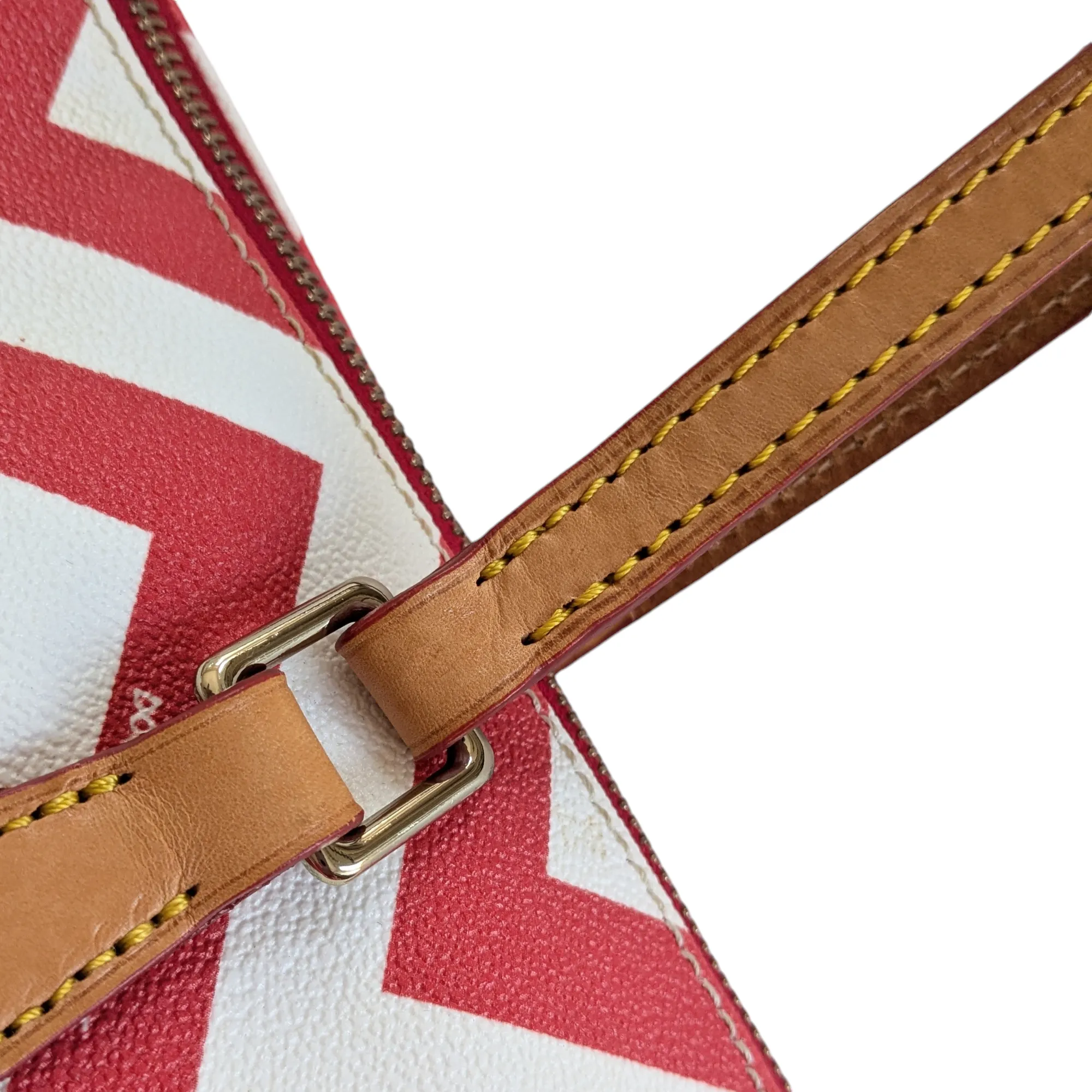 Dooney & Bourke Chevron Stripe Tote and Detachable Pouch