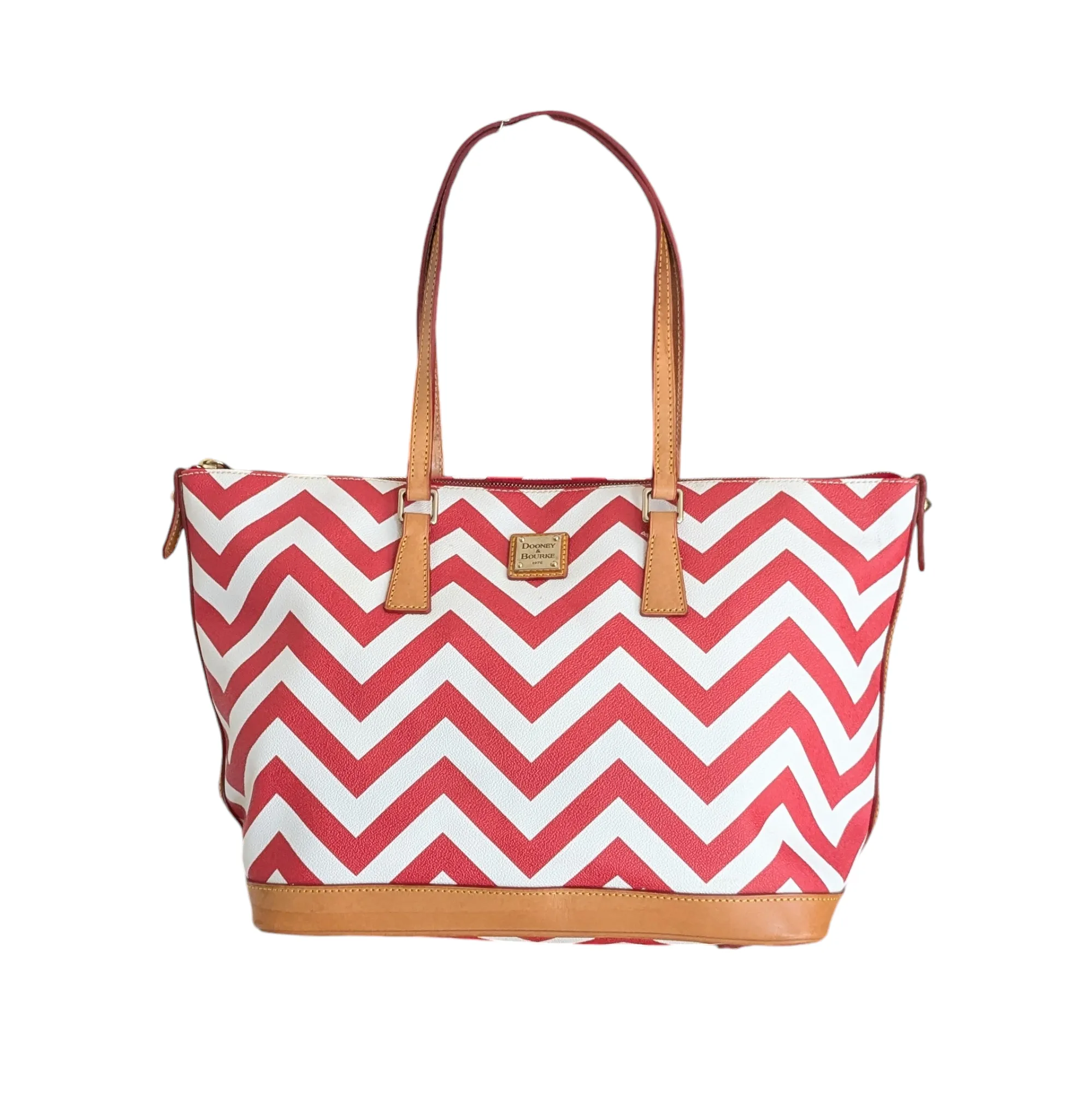 Dooney & Bourke Chevron Stripe Tote and Detachable Pouch