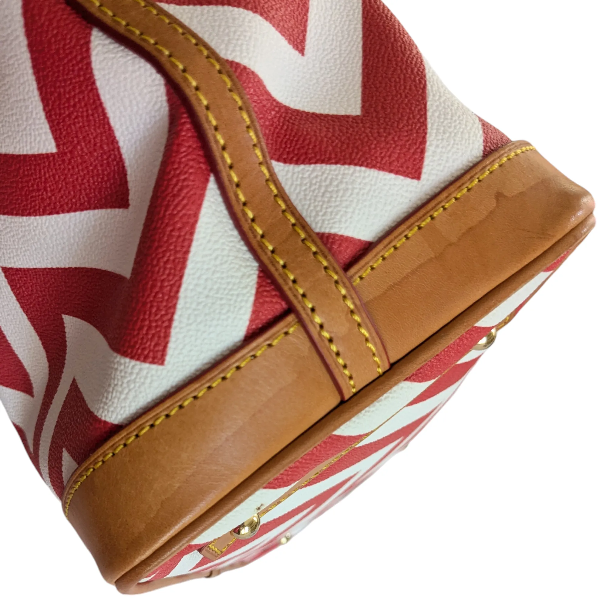 Dooney & Bourke Chevron Stripe Tote and Detachable Pouch