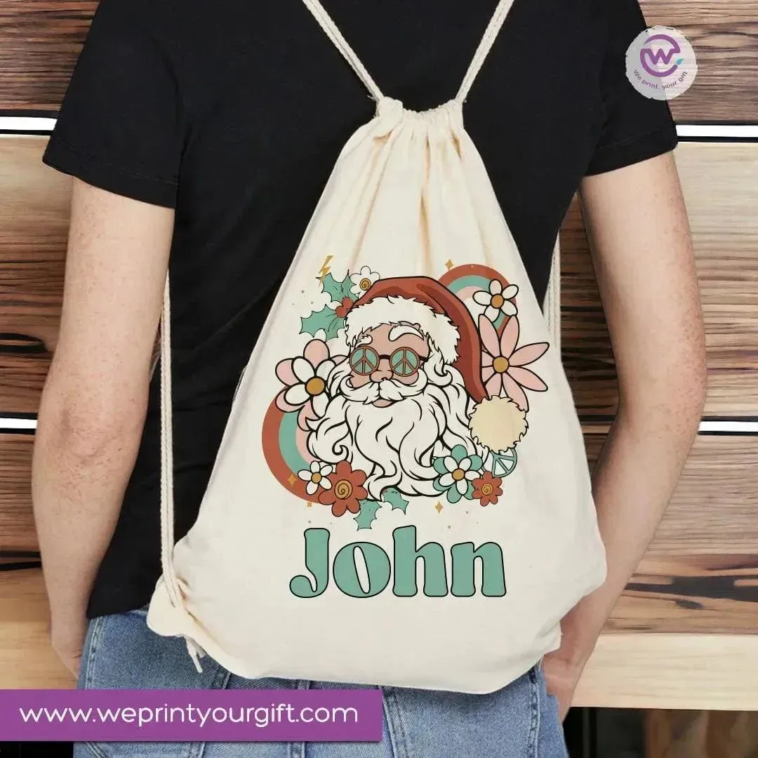 Drawstring Bag - Merry Christmas