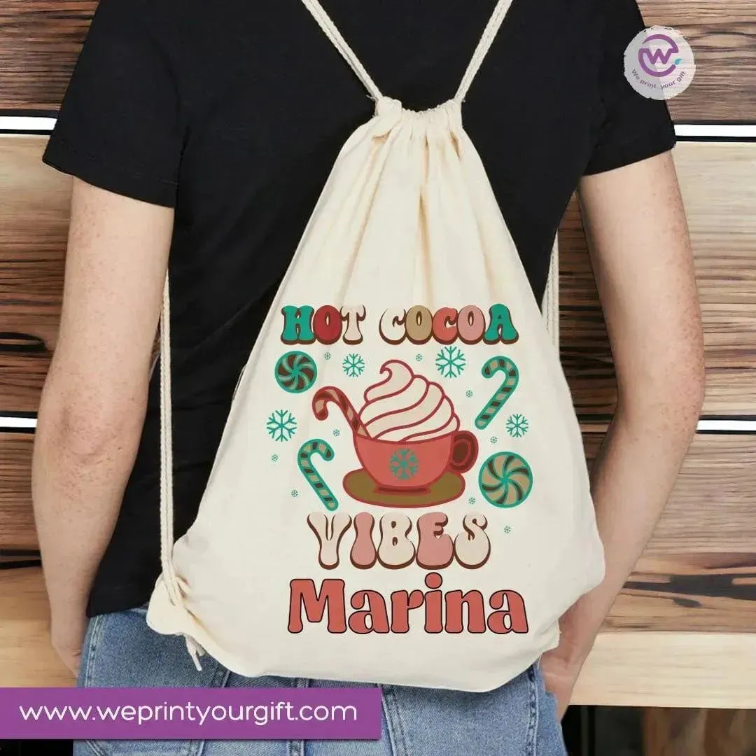 Drawstring Bag - Merry Christmas