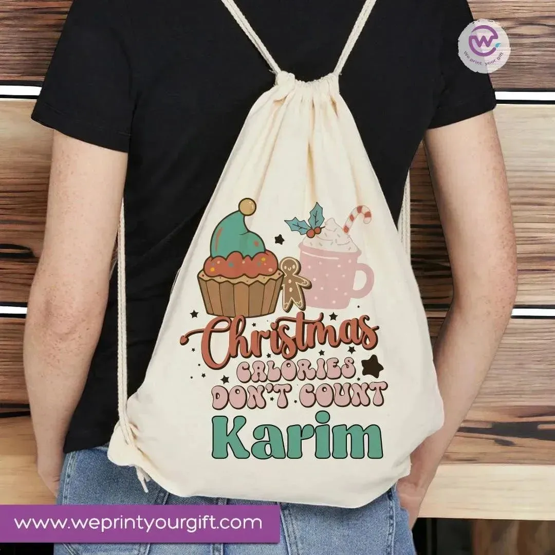 Drawstring Bag - Merry Christmas