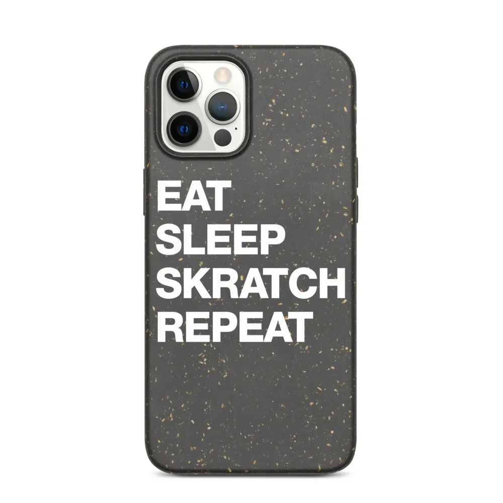 Eat Sleep Skratch Repeat iphone case