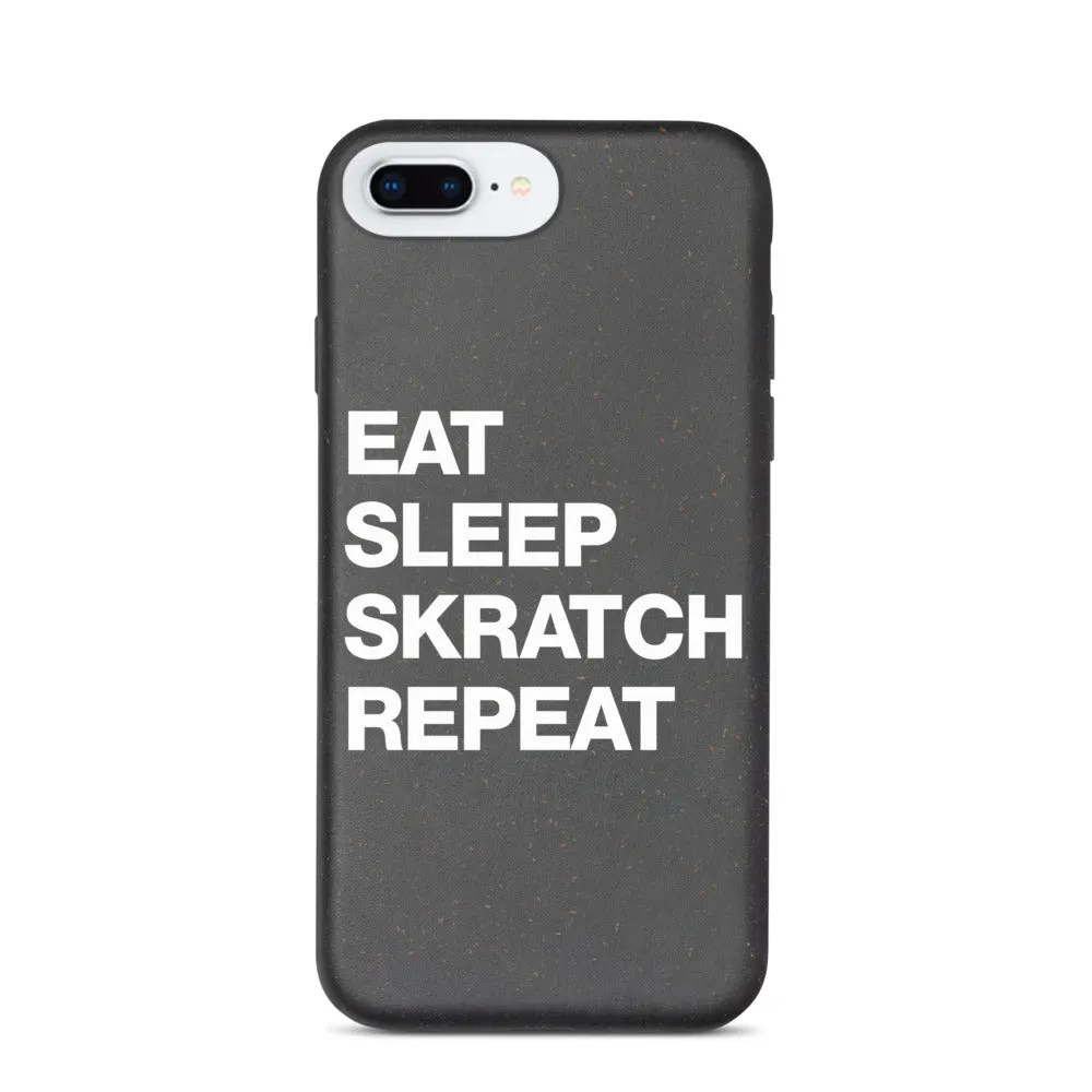 Eat Sleep Skratch Repeat iphone case