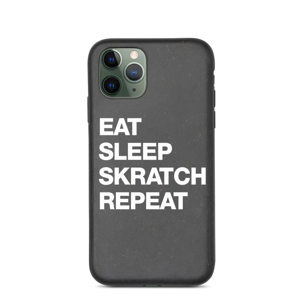 Eat Sleep Skratch Repeat iphone case