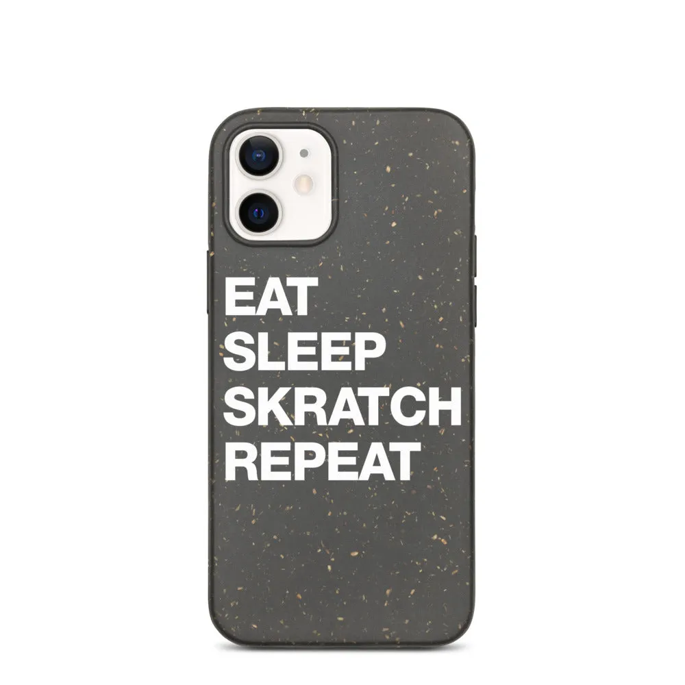 Eat Sleep Skratch Repeat iphone case