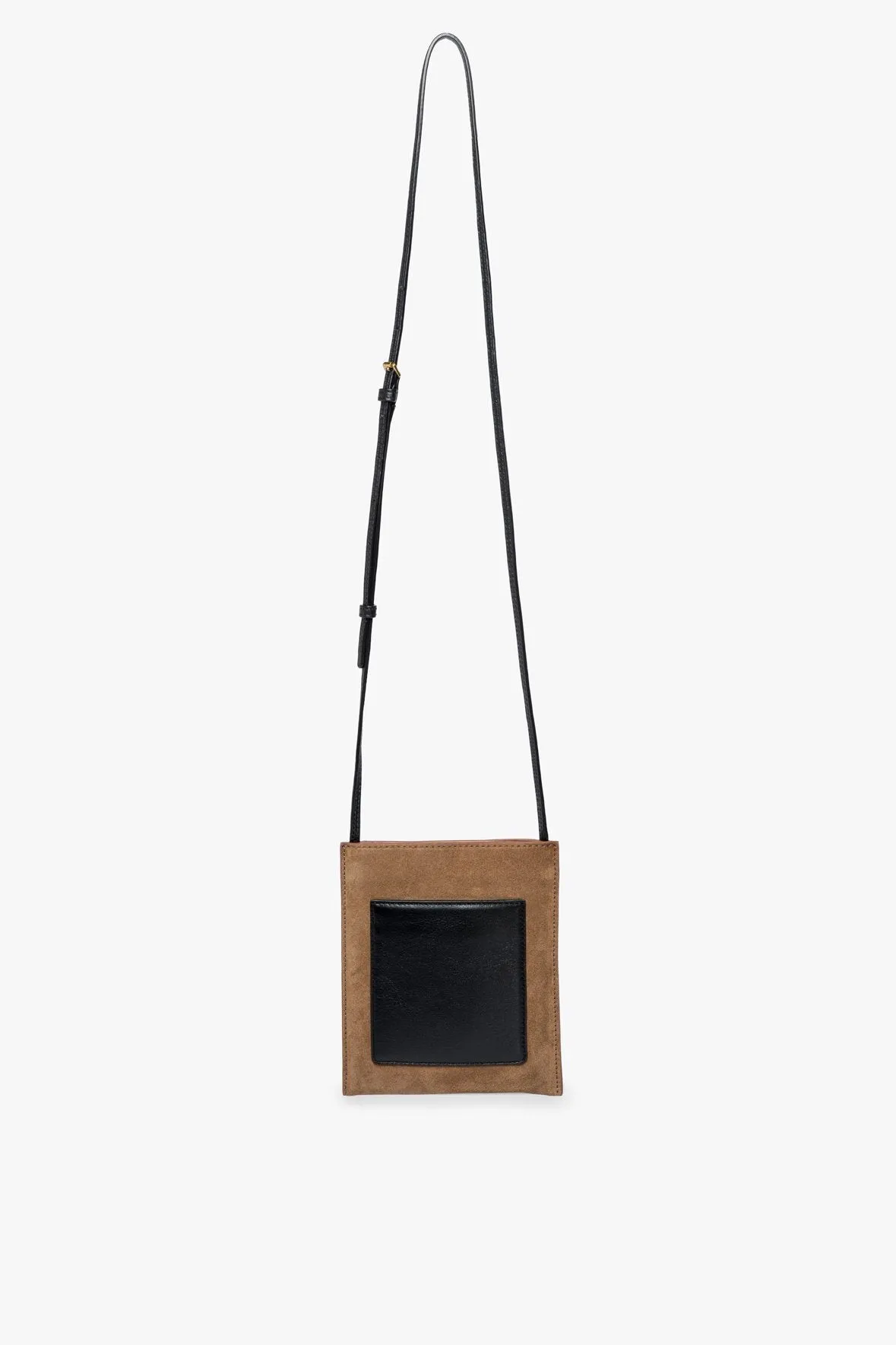 EVE PHONE CROSSBODY BAG | TAN BLACK