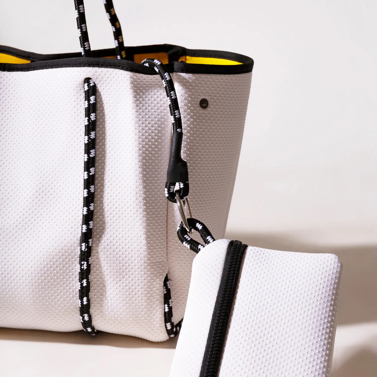 EVERYDAY TOTE DOTTED WHITE