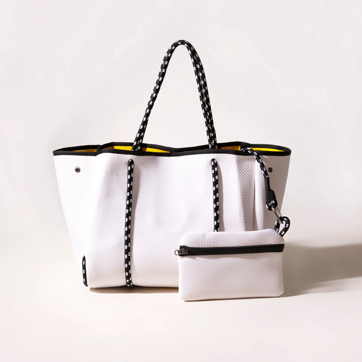 EVERYDAY TOTE DOTTED WHITE