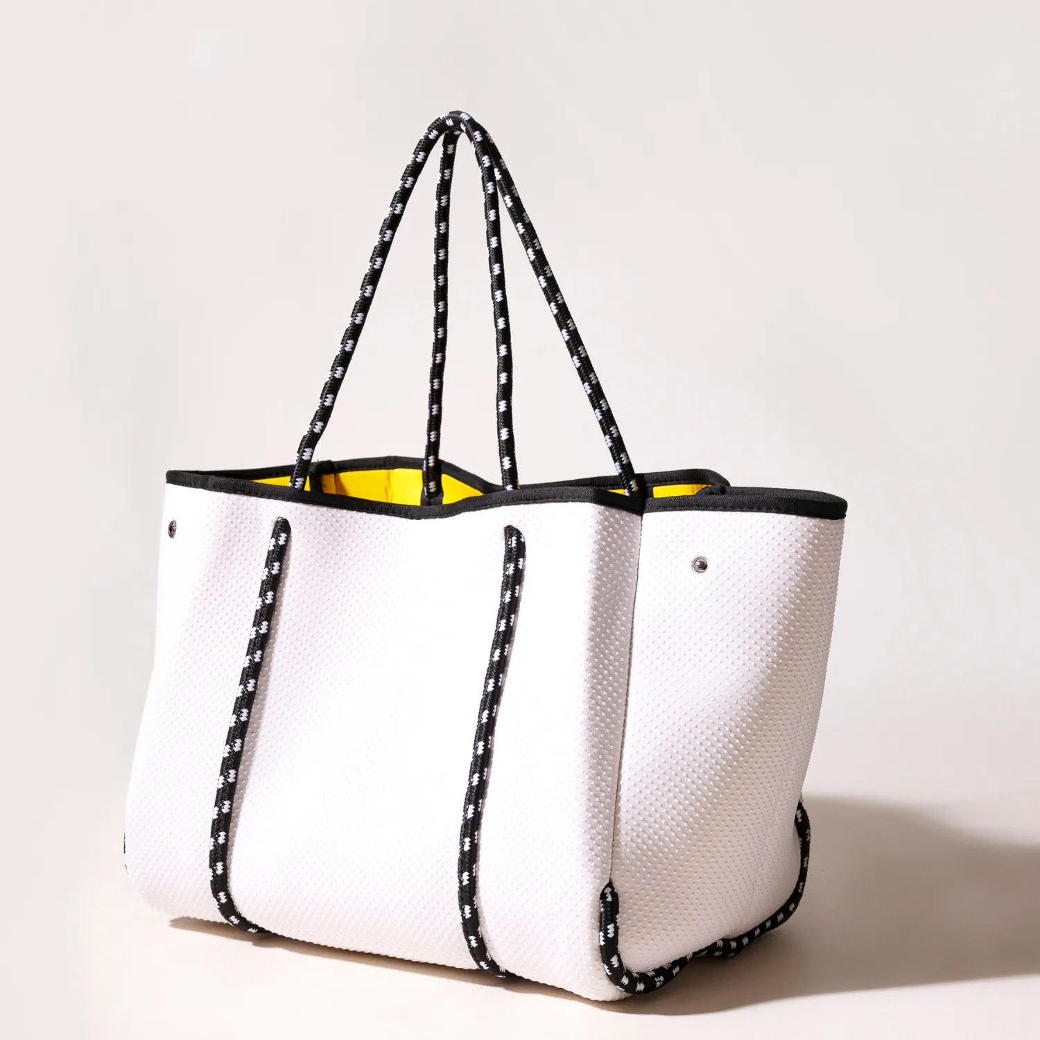 EVERYDAY TOTE DOTTED WHITE