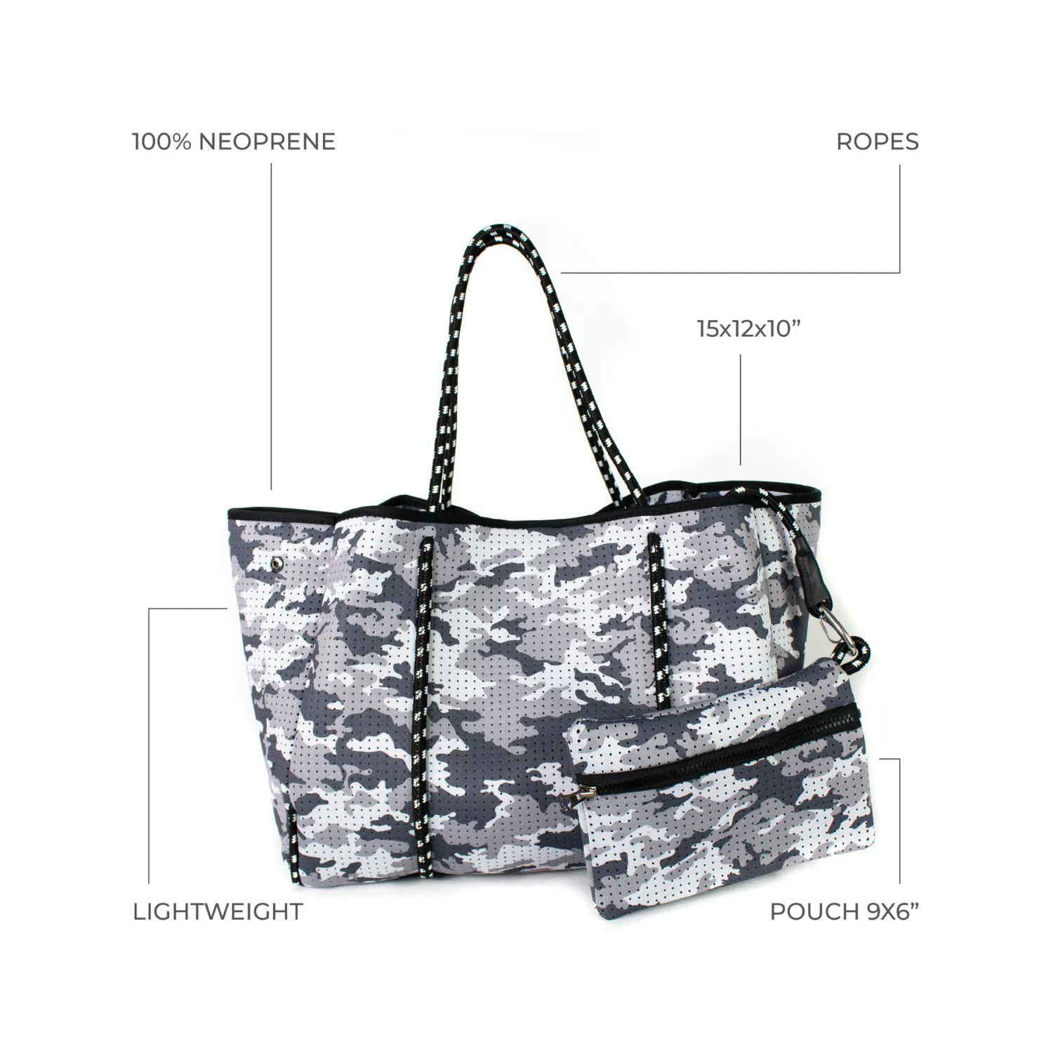 EVERYDAY TOTE WHITE CAMO