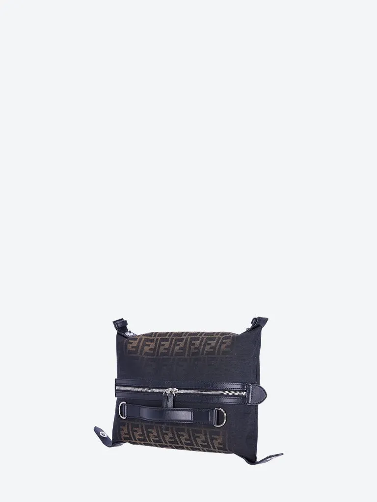 Ff eclissi jacquard shoulder bag