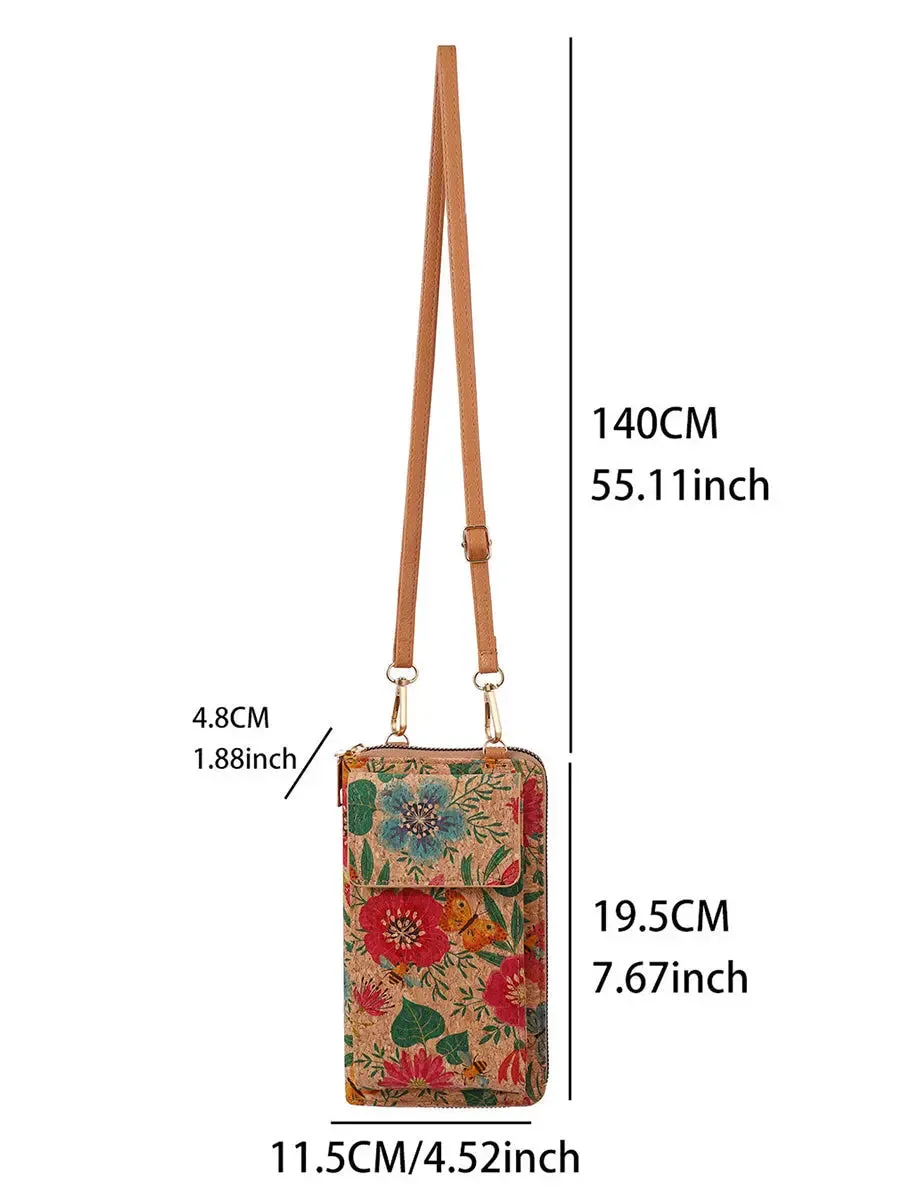 Flower Multifunction Mobile Phone Bag Wallet FA309