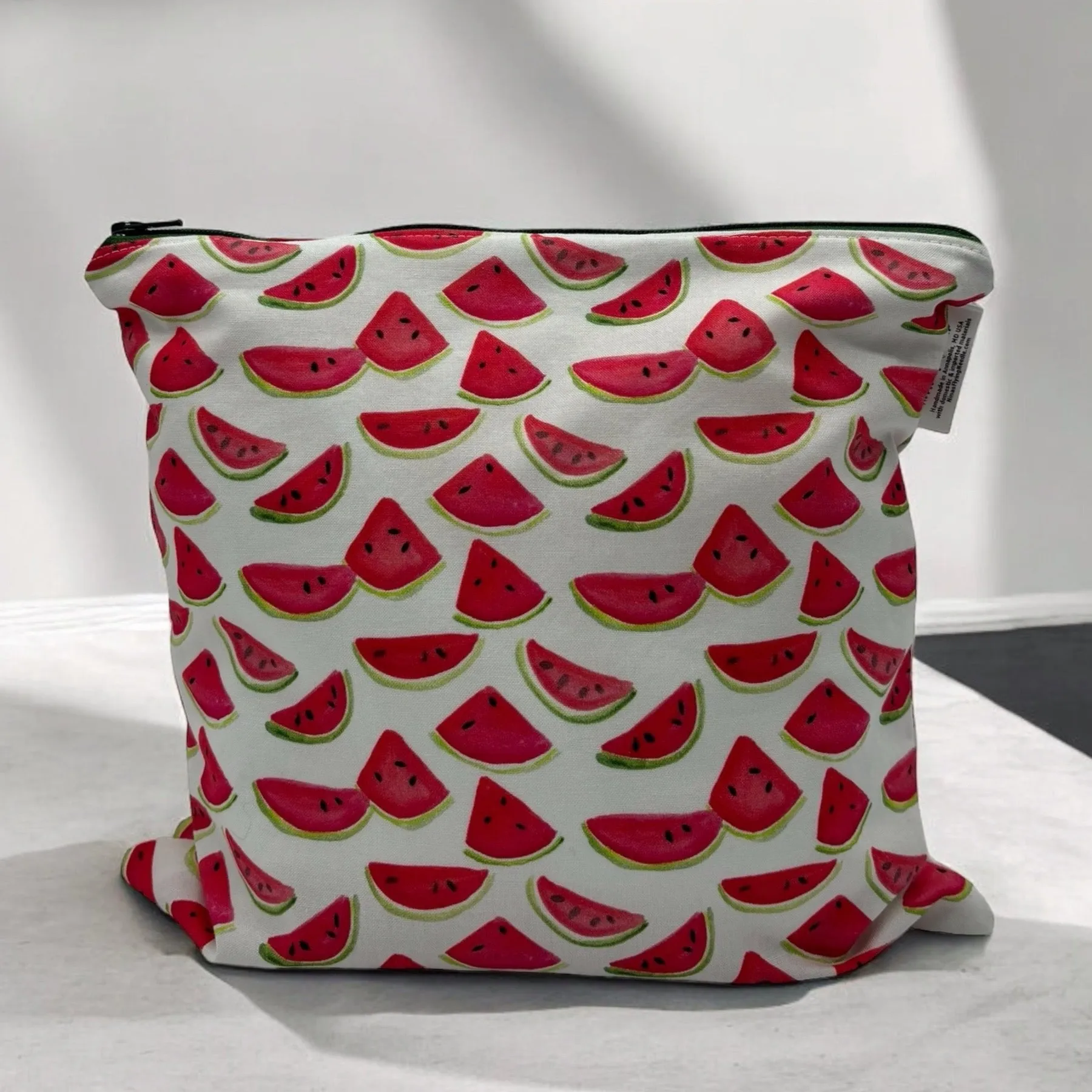 Gallon Sized Reusable Zippered Bag Watermelons