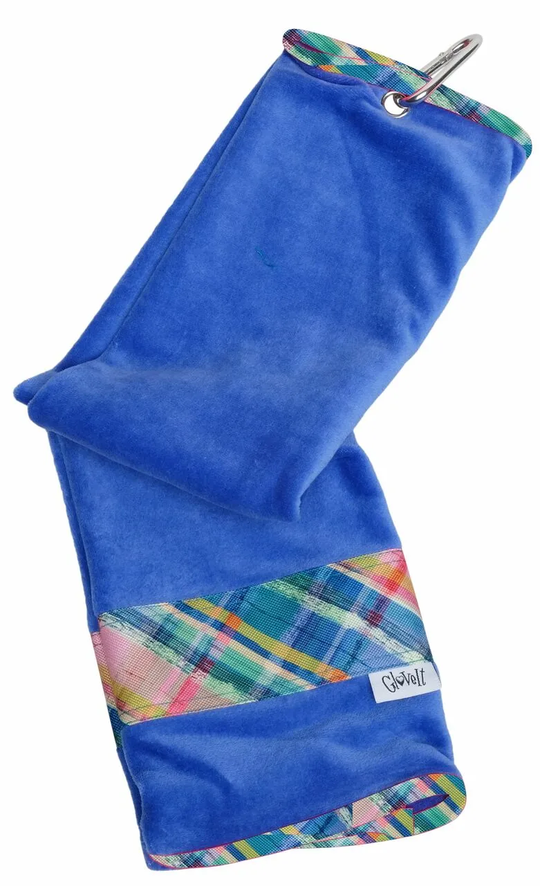 Glove It: Golf Bag Towel - Plaid Sorbet