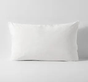 Halo Organic Cotton Standard Pillowcase White